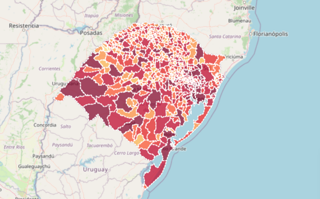 Rio Grande do Sul confirma 156 óbitos por Covid-19