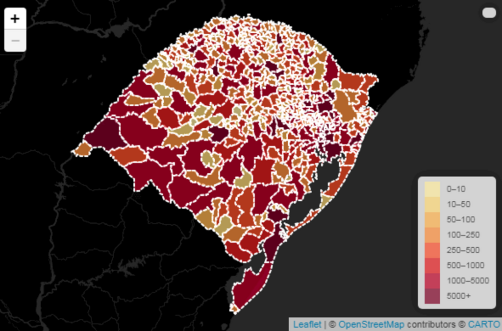 Em atualização diária, Estado registra quase 10 mil novos casos de coronavírus