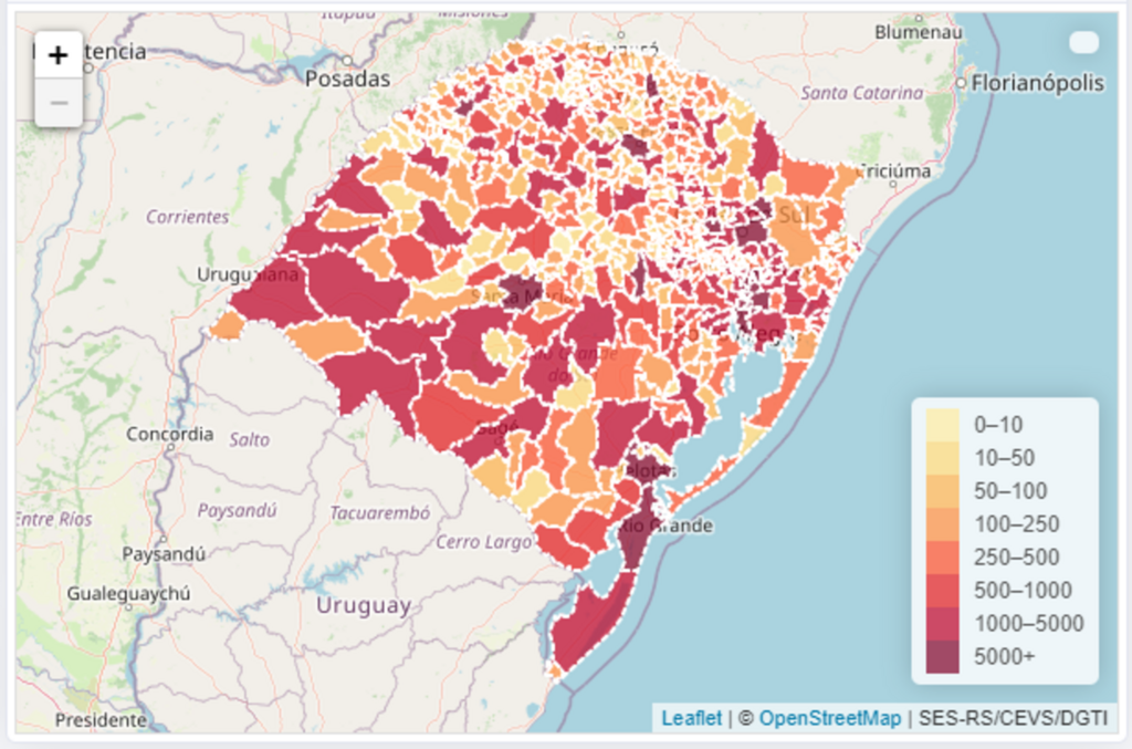 Estado registra 48 mortes por coronavírus na sexta-feira
