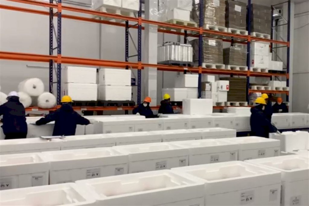 Estado recebe hoje 341 mil doses da CoronaVac