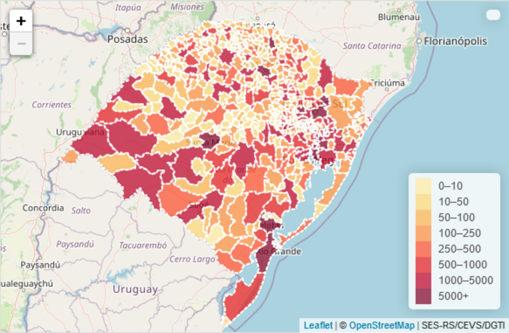 Com mais duas mortes na região, Estado divulga boletim da Covid-19