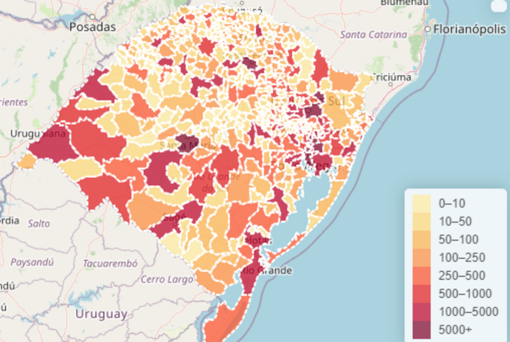 Boletim estadual registra mais 64 óbitos e 1.827 novos casos de Covid-19