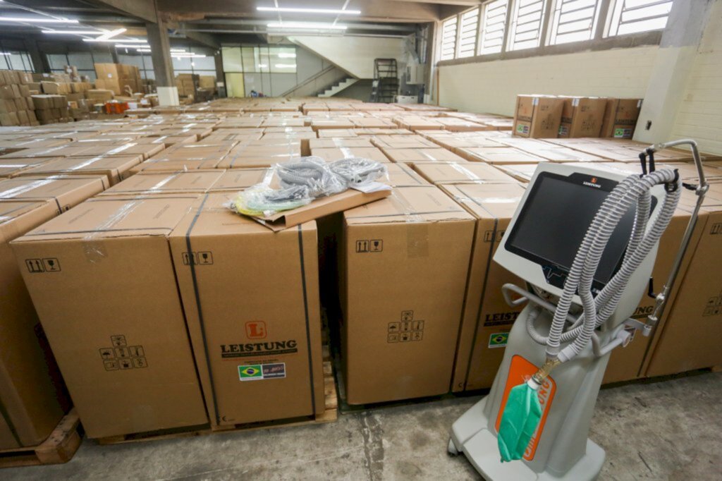 Três hospitais da região recebem novos respiradores