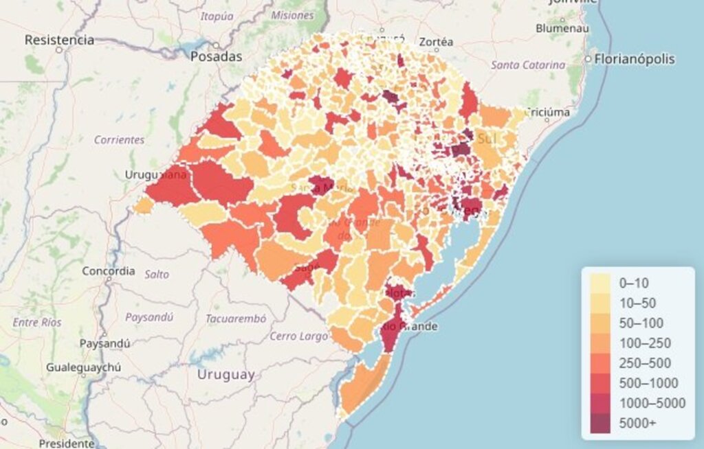 Estado tem mais de 151,3 mil casos confirmados de Covid-19