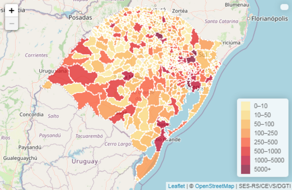 Estado tem 437 novos casos e outras 25 mortes