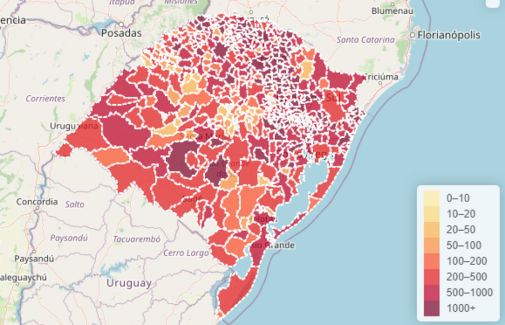 Boletim estadual registra mais 68 óbitos pelo coronavírus