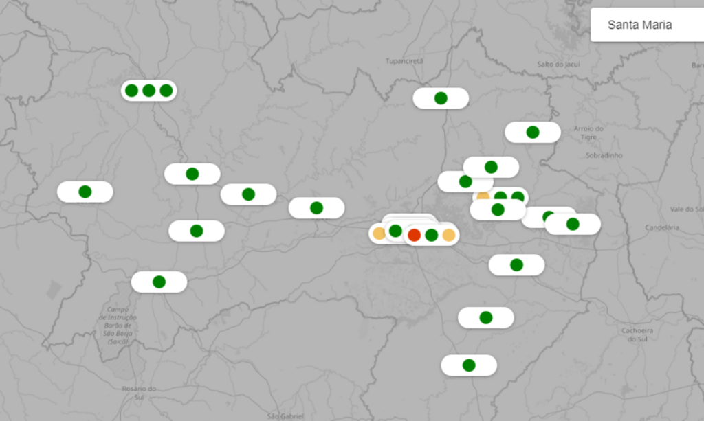 Região de Santa Maria tem 65,5% dos leitos de UTI ocupados