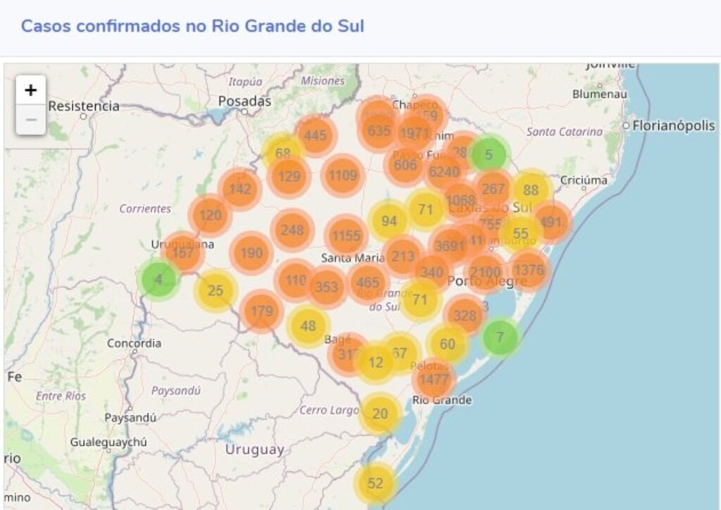 Estado registra mais de 2,3 mil novos casos e outros 38 óbitos por Covid-19