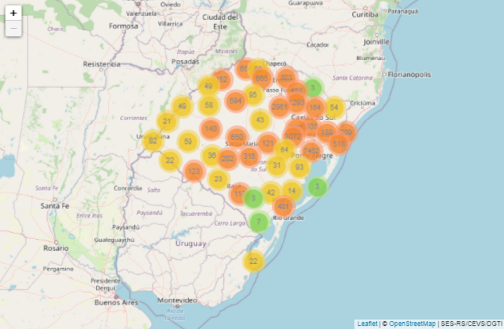 Secretaria Estadual da Saúde confirma mais 32 mortes por coronavírus