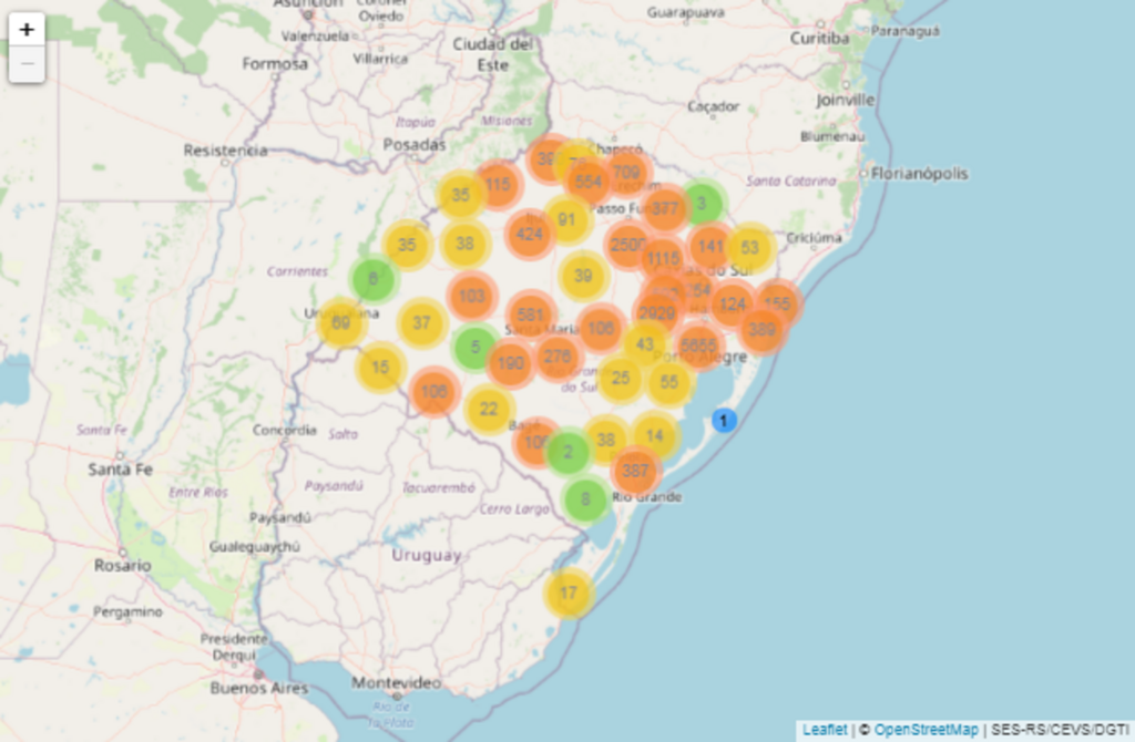 Rio Grande do Sul atinge marca de 500 mortes por coronavírus