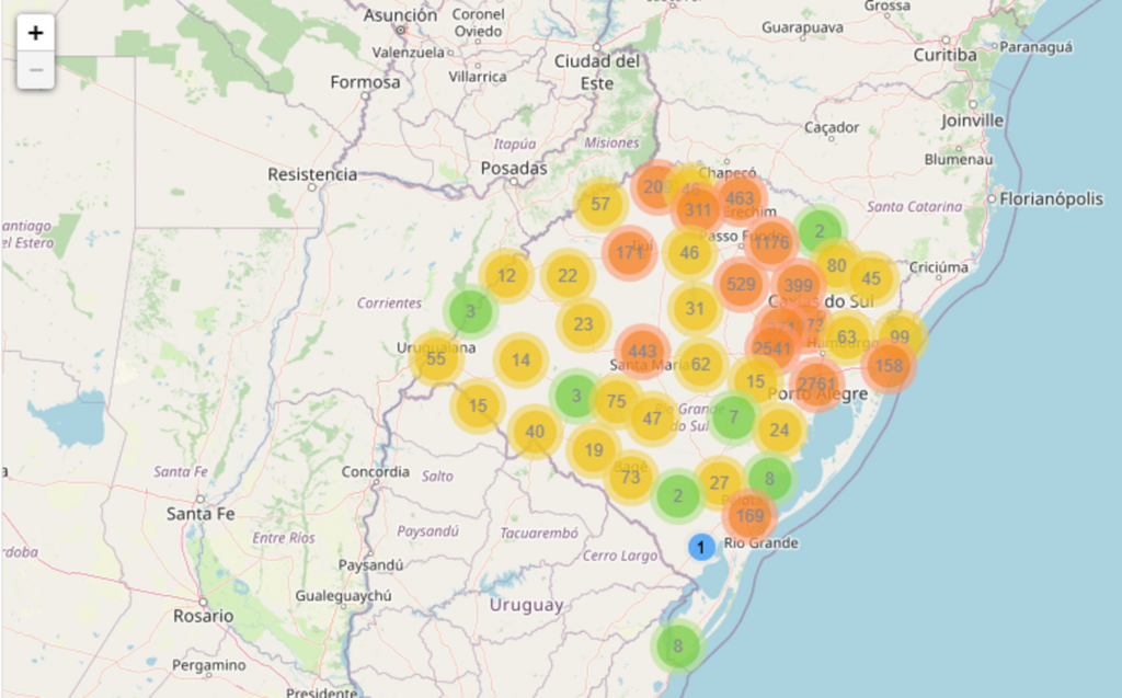 Rio Grande do Sul chega a 302 mortes por coronavírus