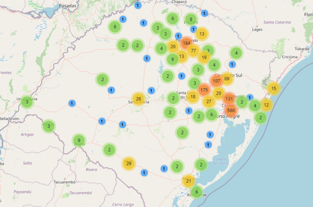 Sobe para 65 mortes por coronavírus no Rio Grande do Sul