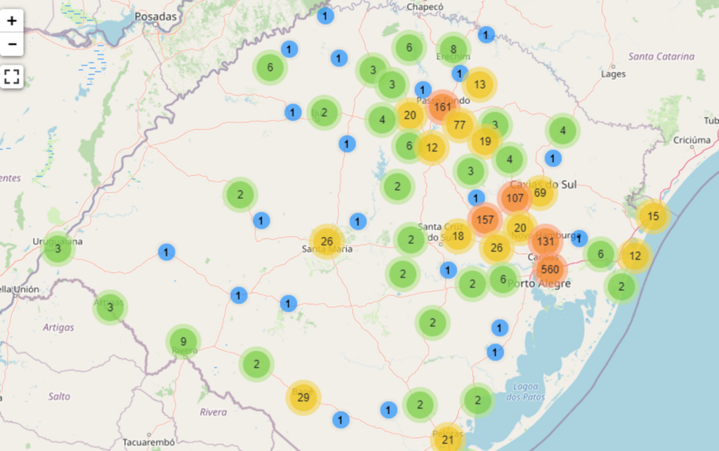 Sobe para 62 o número de mortes por coronavírus no Rio Grande do Sul