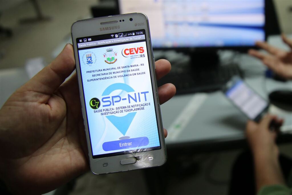 Foto: Gabriel Haesbaert (Diário) - Aplicativo desenvolvido na UFSM