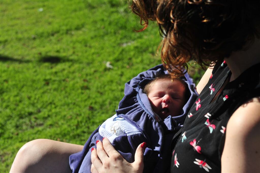 Fotos: Lucas Amorelli (Diário) - Com medo e por saber da situação da Casa de Saúde, logo que estourou a bolsa Priscilla procurou o Husm para ganahr o Benício