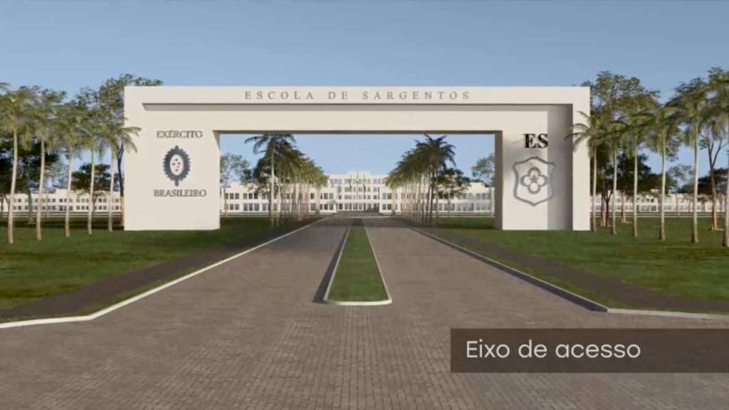Projeto arquitetônico dá noção do mega complexo da ESA