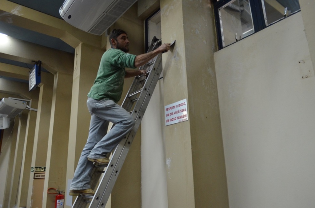 Plenário da Câmara de Vereadores de Santa Maria passa por reforma