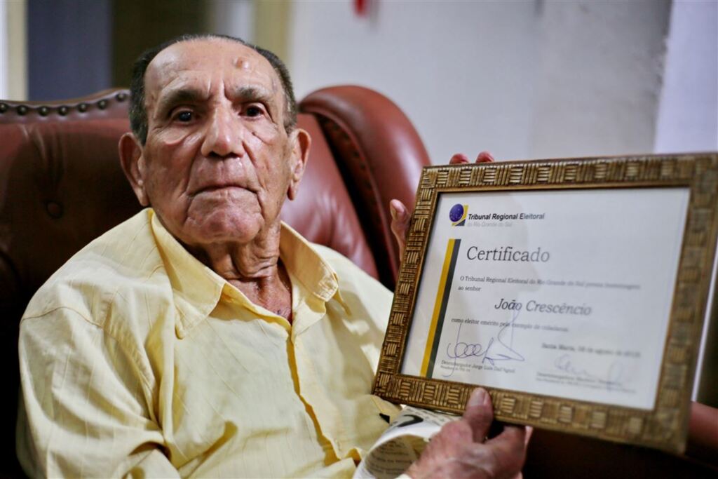 Um exemplo de cidadania aos quase 100 anos