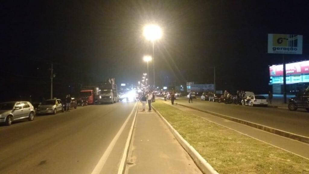 Protestos em Santa Maria pedem redução do preço dos combustíveis