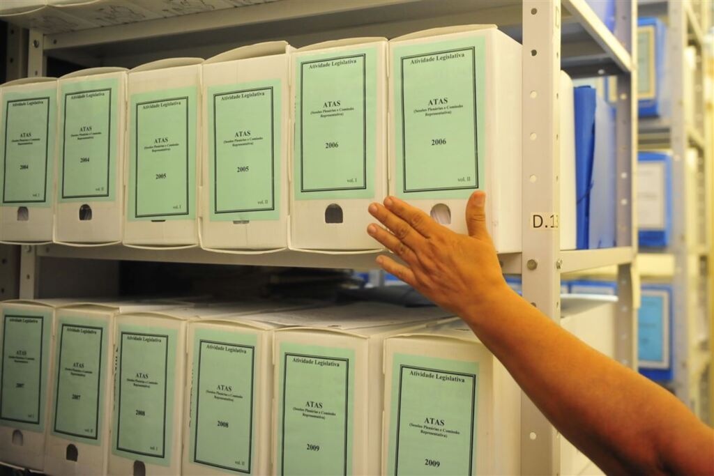 Documentos da Câmara de Vereadores ajudam a contar a história da cidade