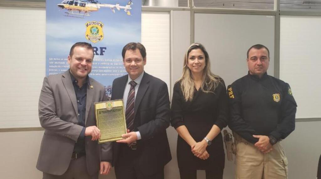 PRF recebe moção da Câmara de Vereadores de Caçapava do Sul