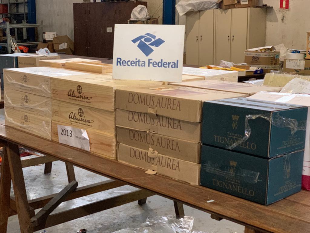 Receita Federal apreende R$ 150 mil em vinhos em Rosário do Sul