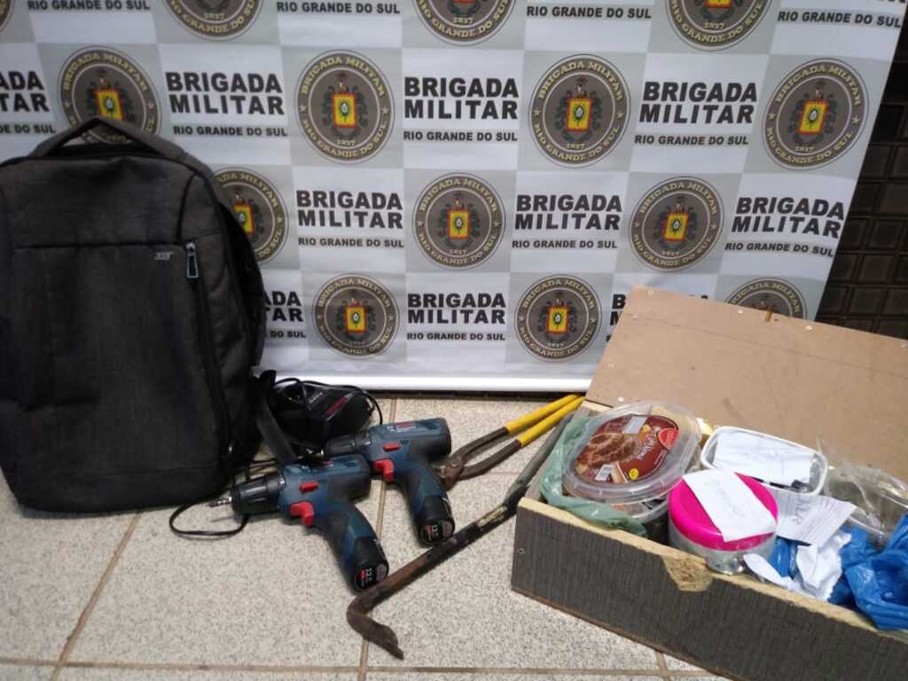 Homem é preso após furtar parafusadeiras em São Vicente do Sul