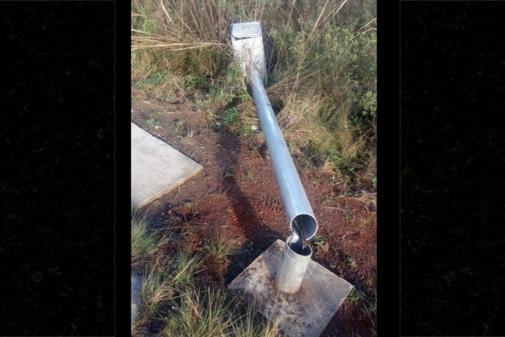título imagem Controlador de velocidade desativado é alvo de vandalismo na BR-287