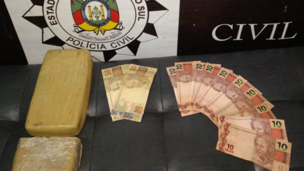 Jovem é preso com droga na rodoviária de Santa Maria