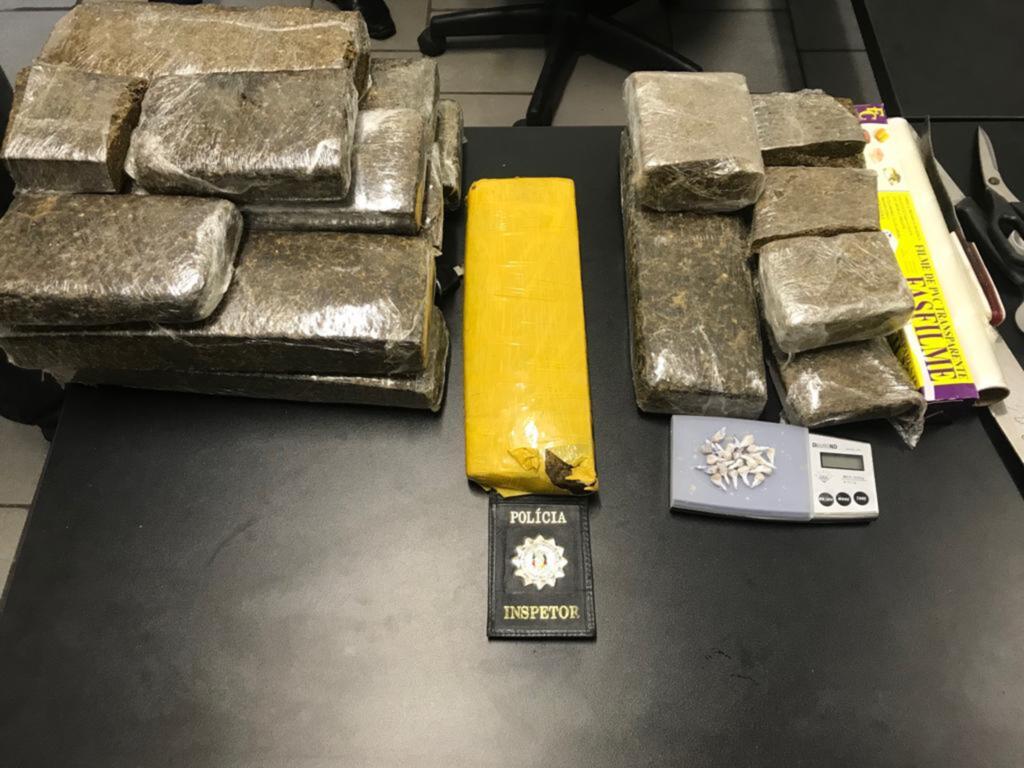 Duas pessoas são presas durante operação de combate ao tráfico de drogas