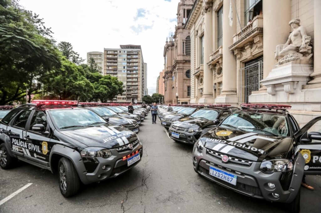 Brigada Militar e Polícia Civil recebem coletes e viaturas para reforço na segurança