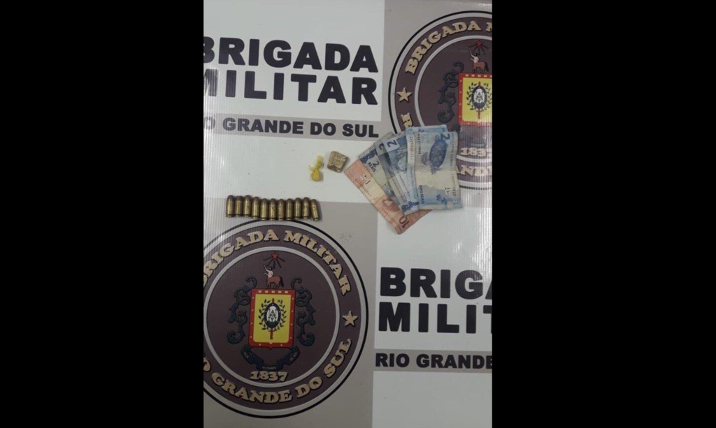 Adolescente é apreendido com drogas e munição na Região Oeste de Santa Maria