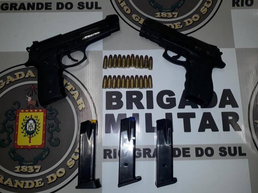 título imagem Armados com pistolas 9 mm, dois são presos na Região Nordeste de Santa Maria