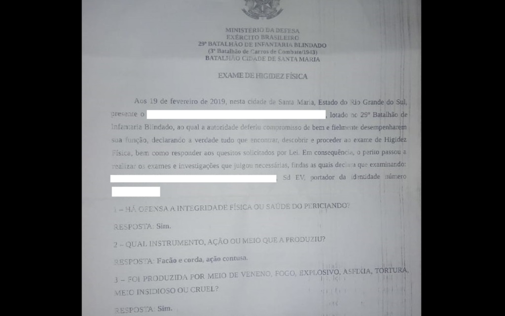 Foto: Diário de Santa Maria - O resultado do primeiro exame