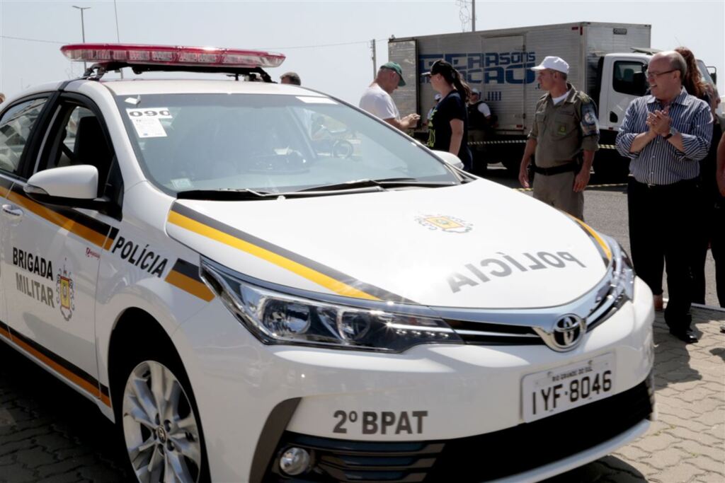Foto: Dani Barcellos (Divulgação / SSP-RS) - Brigada Militar receberá seis Corollas para o policiamento ostensivo