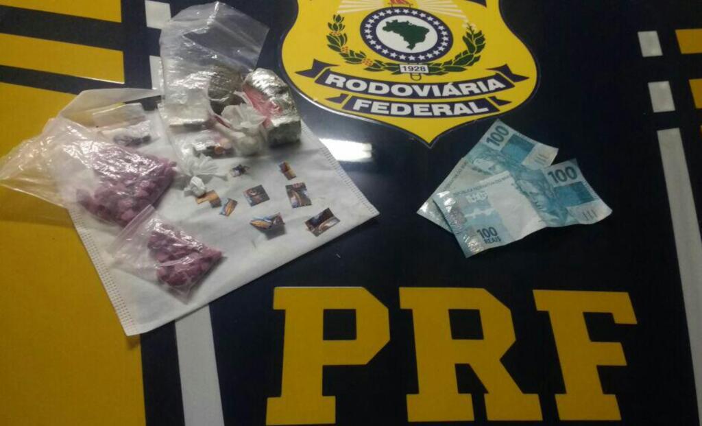Homem é preso com drogas na BR-290