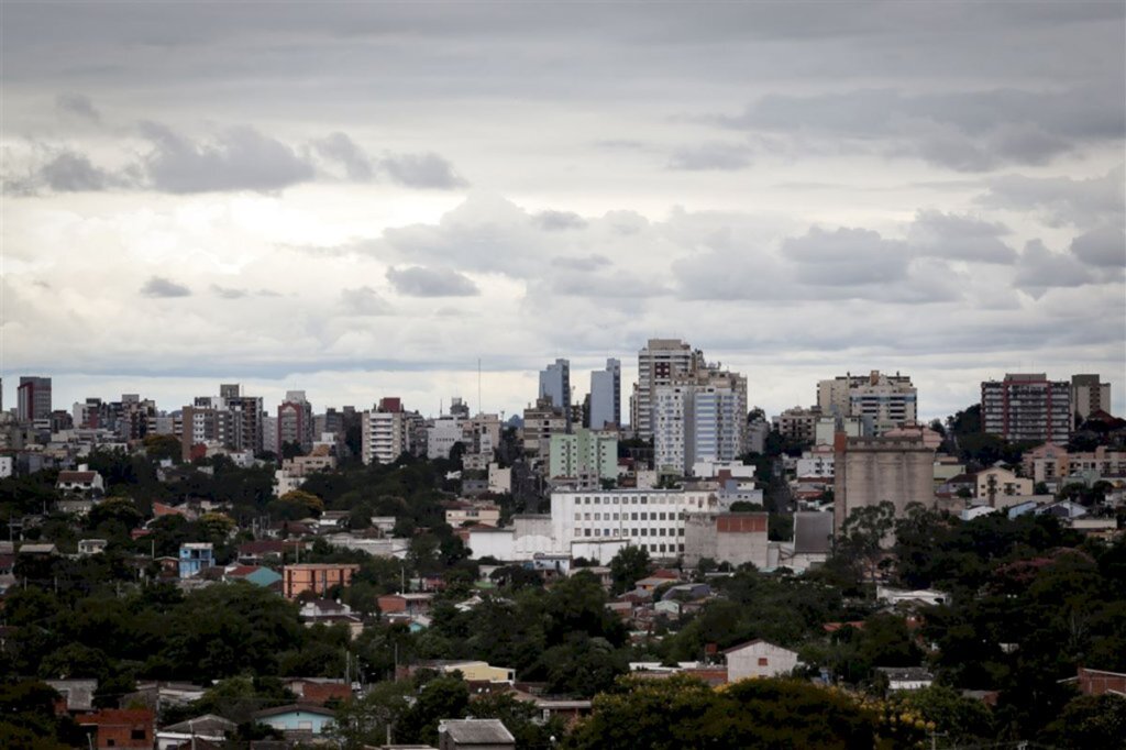 Mesmo com tempo instável, Santa Maria não apresenta risco de temporal