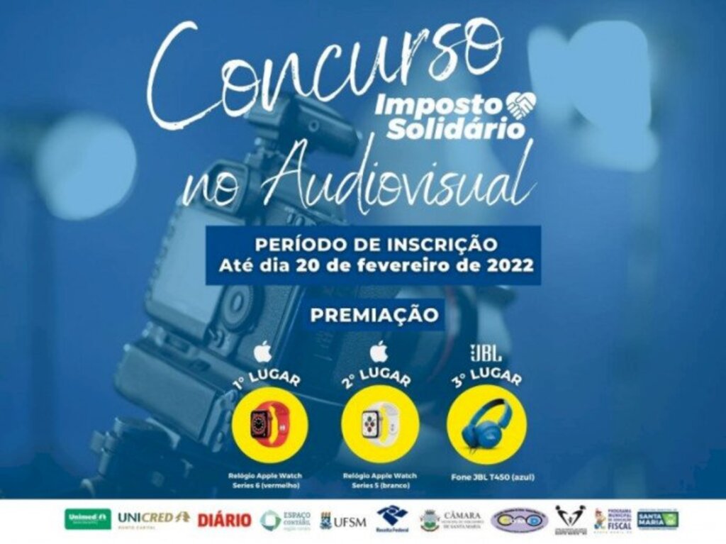 Concurso Imposto Solidário abre inscrições para audiovisuais