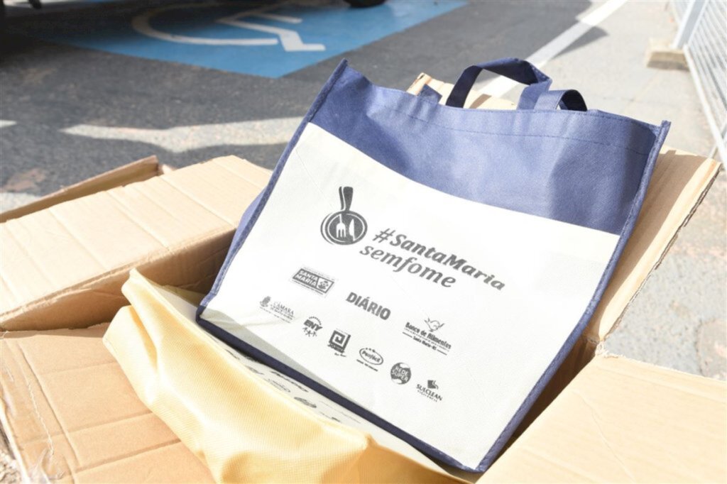 Com nova meta, Santa Maria Sem Fome busca arrecadar 10 toneladas de alimentos