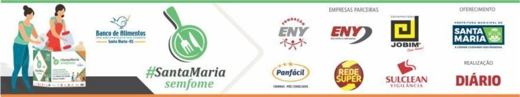 Santa Maria Sem Fome já arrecadou 6 toneladas de alimentos