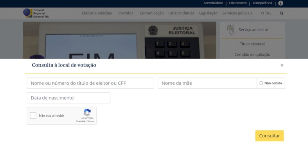 título imagem Veja como consultar o endereço e seções eleitorais de votação
