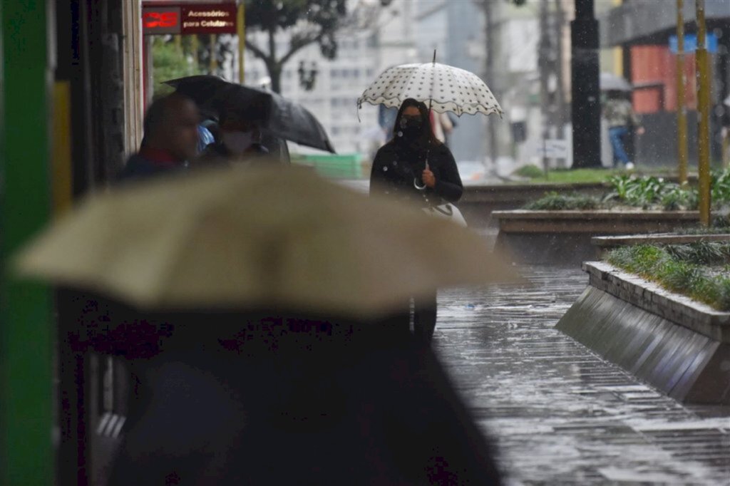 Apesar da ventania e da chuva, Santa Maria não registra estragos