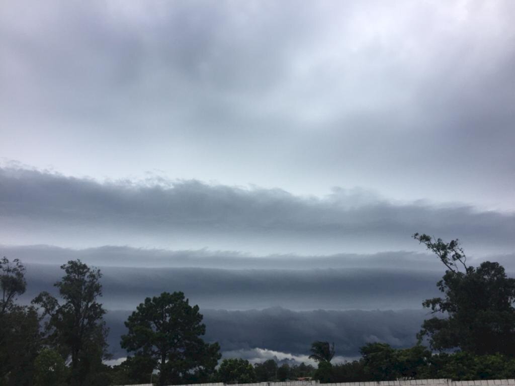 Institutos emitem alerta e temporal atinge a região nesta terça-feira