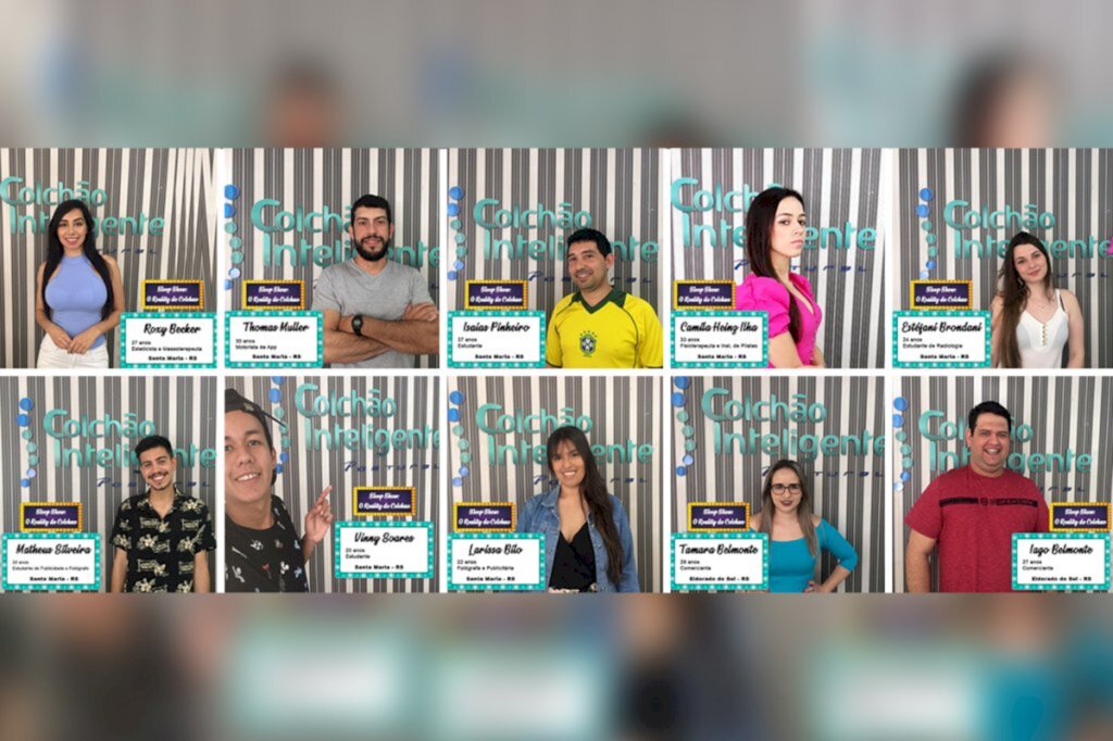 título imagem 10 pessoas participam de reality show em loja de colchões