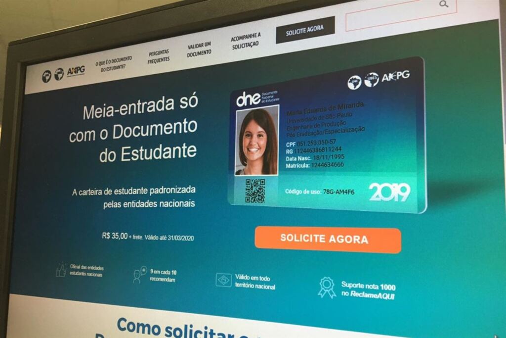 Medida Provisória pode criar carteira estudantil digital
