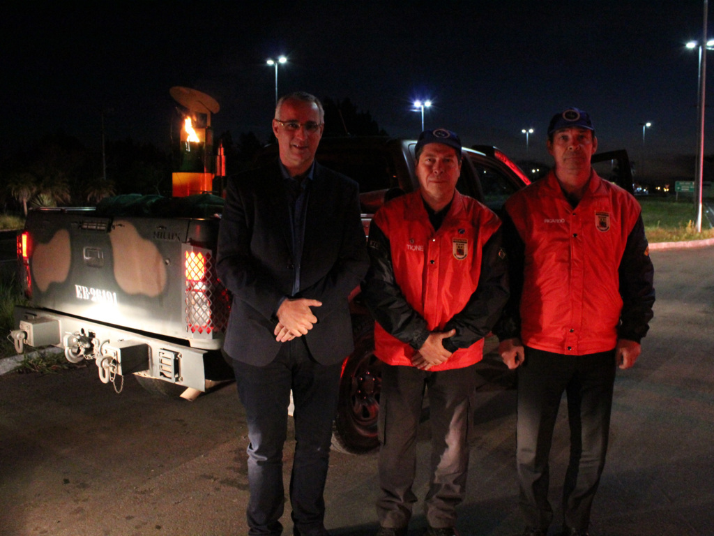 Prefeito Jorge Pozzobom recebeu, oficialmente, a chegada do Fogo Simbólico da Pátria na cidade