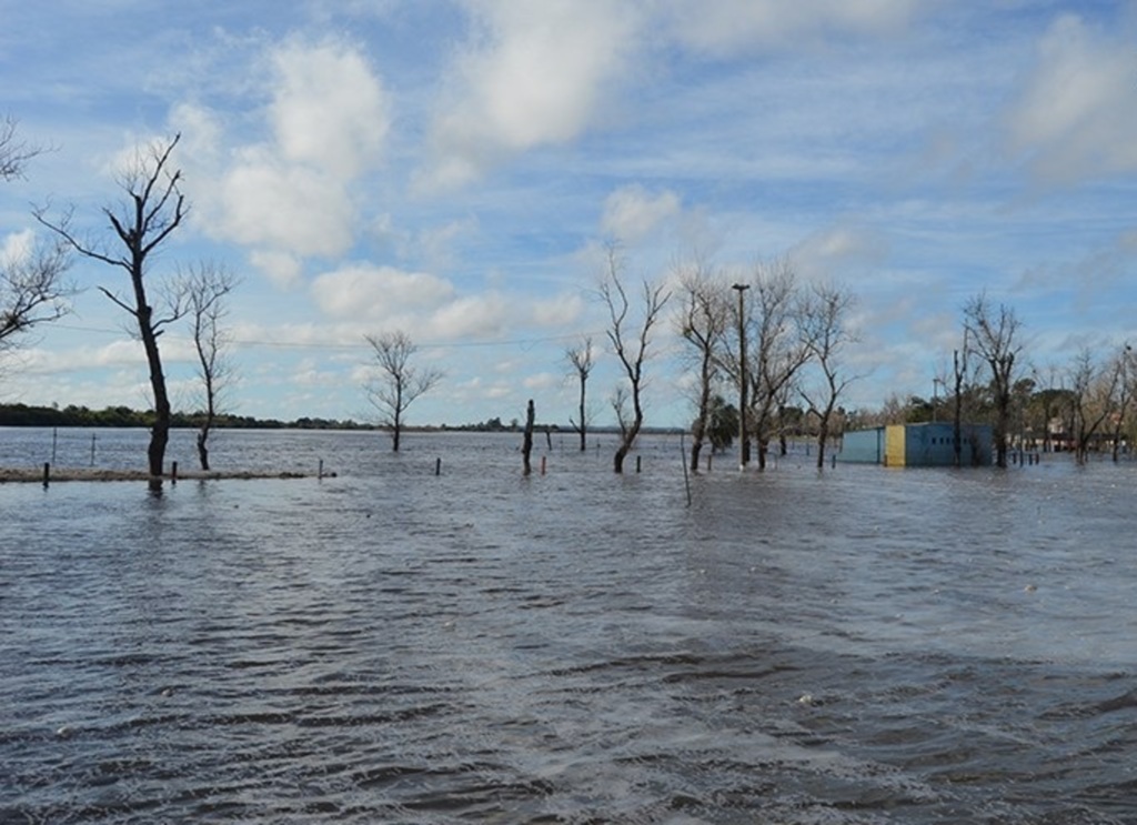 Rio Santa Maria está 6 metros acima do nível normal em Rosário do Sul