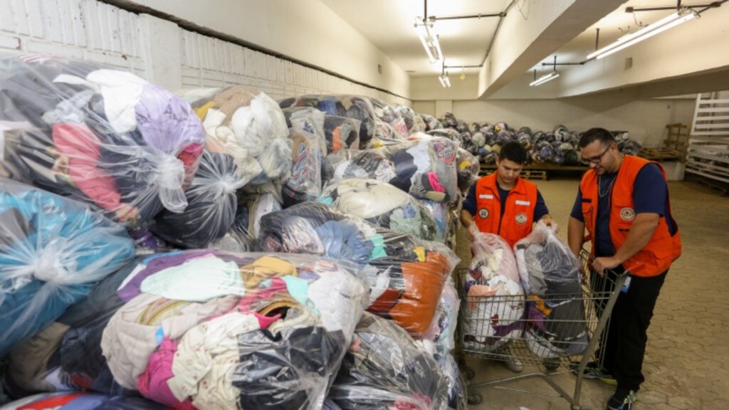 Campanha do Agasalho do Estado arrecada mais que o dobro do volume de 2018
