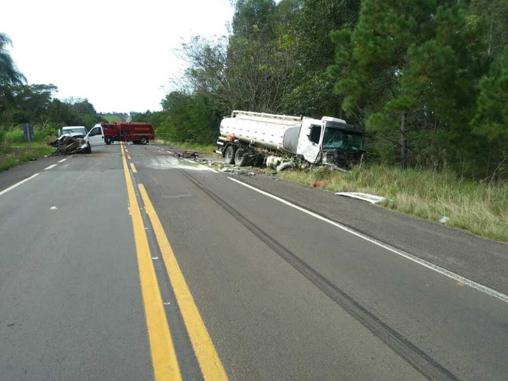 Depois de acidente, trânsito é liberado parcialmente na BR-287