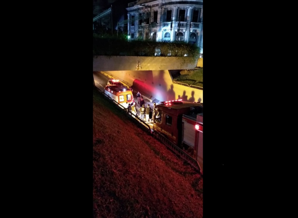 Morre morador de rua que caiu de viaduto no Centro de Santa Maria